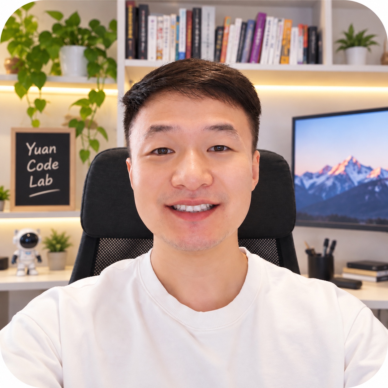 Yuan 在书桌前的个人头像